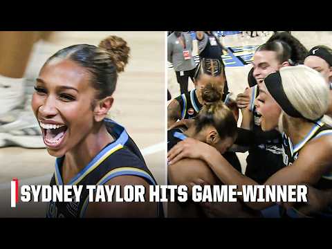 SYDNEY TAYLOR HITS GAME-WINNING THREE VS. ACES 🤯 | WNBA on ESPN