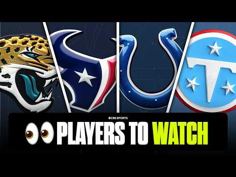 Preseason players to watch for every AFC South team 👀