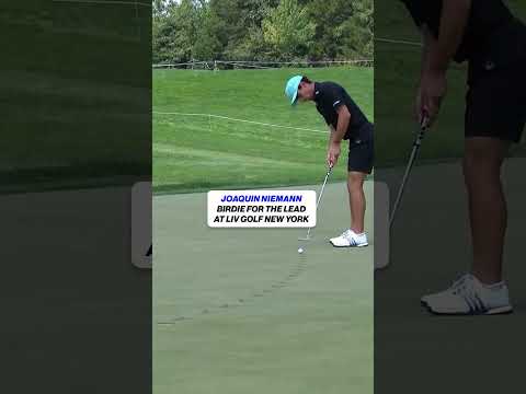 A 🐦 for Joaquín Niemann to move to -14 at LIV Golf New York #livgolf #golf