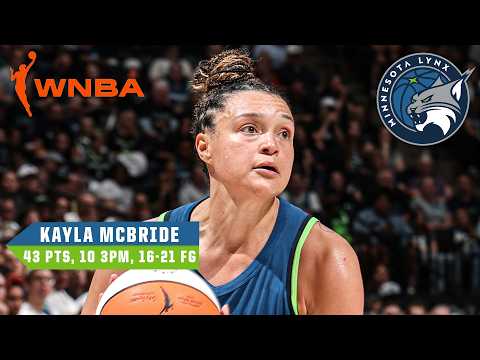 Kayla McBride 40-PIECE 🔥 Sets record for most 3PM in a game | WNBA on ESPN