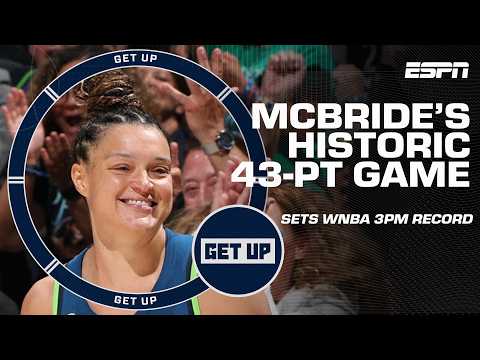 Does Kayla McBride’s HISTORIC NIGHT prove the Lynx are far above the rest of the WNBA? 🤨 | Get Up