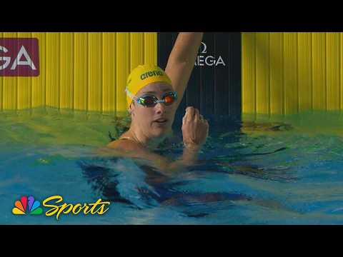 Meg Harris holds off Gretchen Walsh for 100m free title at Pan Pacific Championships | NBC Sports