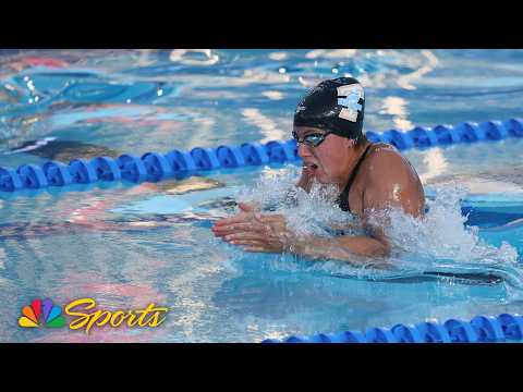 McKenzie Siroky sneaks past Kate Douglass by two hundredths in 100m breaststroke | NBC Sports