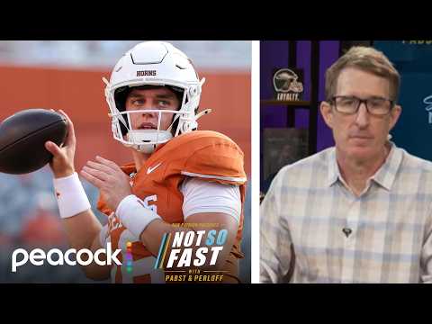 Arch Manning ‘had a big whiff’ at Texas press conference | Not So Fast | NBC Sports