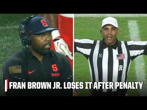 Fran Brown’s HEATED REACTION proves costly for Syracuse | ESPN College Football