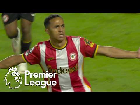 Fabio Carvalho slams third Brentford goal at the back post v. Chelsea | Premier League | NBC Sports