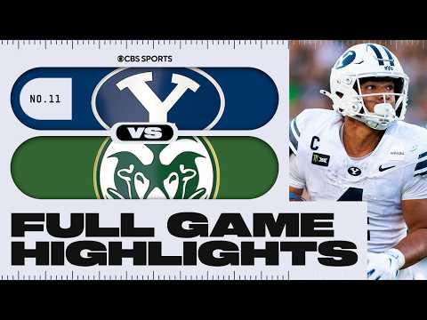 No. 11 Brigham Young Cougars vs. Colorado State Rams | Week 3 Full Game Highlights
