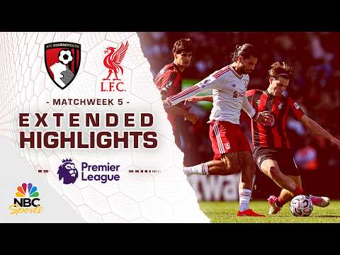 Bournemouth v. Liverpool | PREMIER LEAGUE HIGHLIGHTS | 9/20/2026 | NBC Sports