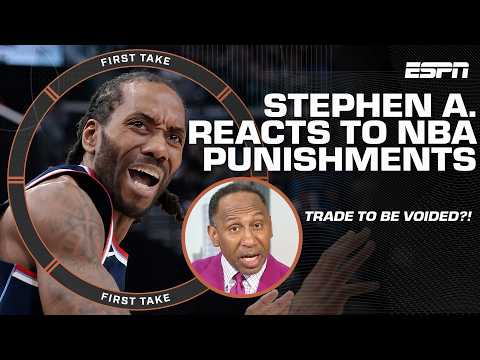 Stephen A. calls for Kawhi’s trade to be voided 👀 ‘BE STUCK WITH THE CLIPPERS!’ 🗣️ | First Take