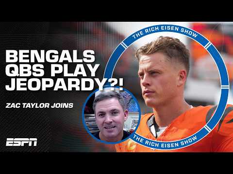 Joe Burrow and the Bengals QBs play JEOPARDY to prepare for defenses?! 🤯 | The Rich Eisen Show