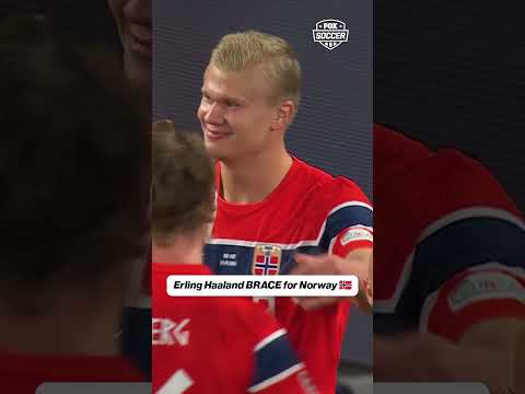 64 goals. 56 games. Erling Haaland delivers again for Norway 🇳🇴 #uefanationsleague #haaland