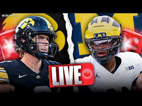 No. 17 Iowa at No. 18 Michigan LIVE | Huge Week 4 SHOWDOWN | Pregame Show + PICKS & PREDICTIONS ✅
