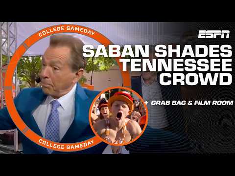Nick Saban FAKES OUT the Tennessee crowd and the crowd didn’t like this one 😅🤣 | College GameDay