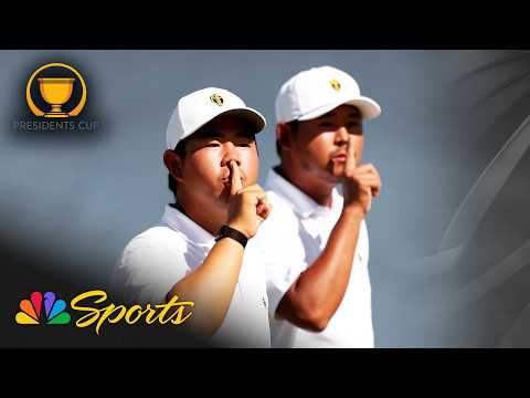 Presidents Cup 2026: Kims silence Collin Morikawa, Wyndham Clark with back-9 comeback | NBC Sports