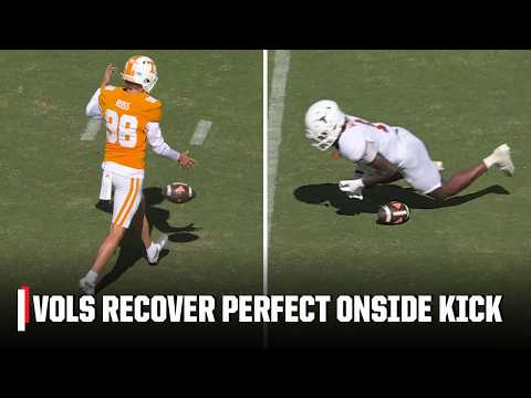 Tennessee Vols execute onside kick to PERFECTION 💯 | ESPN College Football