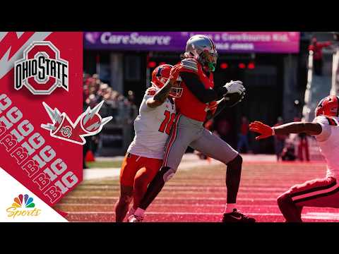 Jeremiah Smith DOMINATES Illinois, scores four TDs | HIGHLIGHTS | Big Ten on NBC Sports