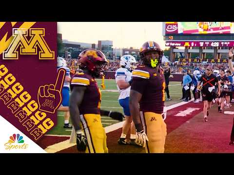 Darius Taylor takes it himself to open the scoring for Minnesota | Big Ten on NBC Sports