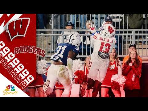 Wisconsin closes gap with fourth-quarter TD against Penn State | HIGHLIGHTS | Big Ten on NBC Sports