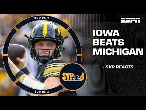 IOWA WALKS IT OFF! REACTION to Iowa’s THRILLING win at Michigan | SVPod