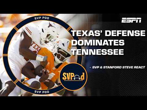 ‘RELENTLESS’: Texas defense SUFFOCATES Tennessee in big road win | SVPod