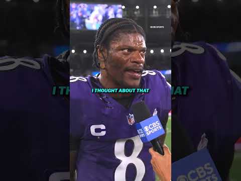 Lamar knew he and the Ravens were going to finish 😤