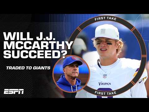Stephen A. Smith’s issue with the J.J. McCarthy trade is… | First Take