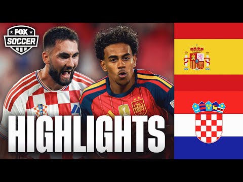 Spain vs Croatia Highlights ⚽ UEFA Nations League