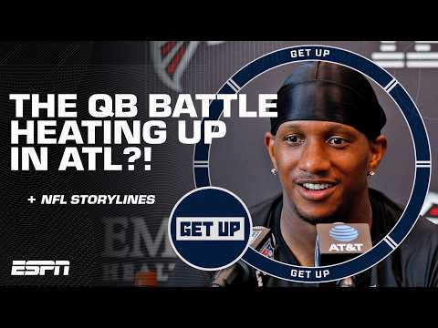 Who will win the QB Battle in ATL: Michael Penix Jr. or Tua Tagovailoa?! | Get Up