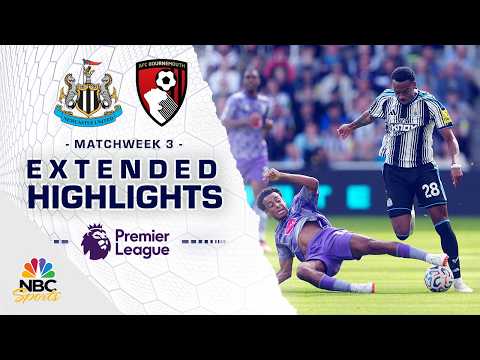 Newcastle United v. Bournemouth | PREMIER LEAGUE HIGHLIGHTS | 9/5/2026 | NBC Sports