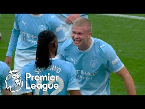 Erling Haaland’s powerful header puts Man City ahead of Coventry | Premier League | NBC Sports
