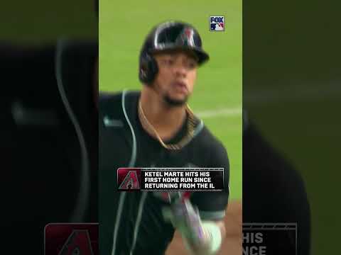 Ketel Marte has tied it in the 8th! #marte #dbacks #mlb #baseball