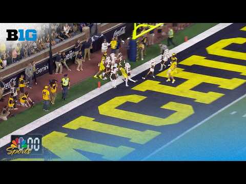 Breaking down clock officiating at end of Western Michigan vs. Michigan | Big Ten on NBC Sports