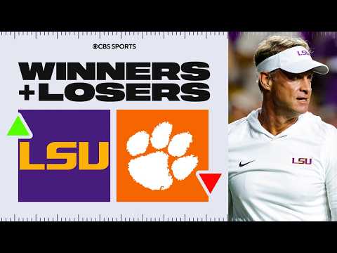 College Football Week 1 Winners & Losers: LSU makes statement at home vs Clemson & MORE