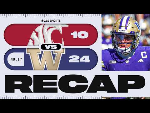 Washington’s defense steps up in Apple Cup win vs Washington State | Can Huskies make the CFP?