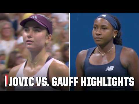 No. 14 Iva Jovic vs. No. 4 Coco Gauff | Full Game Highlights | US Open