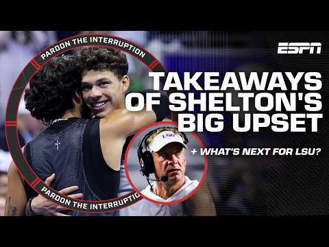 PTI reacts to Shelton upsetting Alcaraz 🎾 + LSU & Lane Kiffin ‘CAVING’ to SEC expulsion threats
