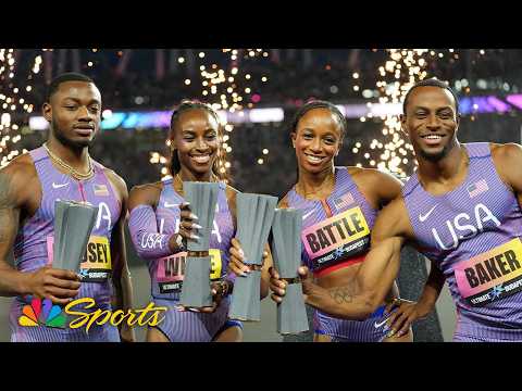 Team USA on mixed relay win at first-ever World Athletics Ultimate Championship | NBC Sports