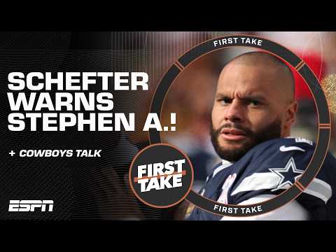 Stephen A. responds to Adam Schefter’s WARNING ABOUT THE COWBOYS! 🤠 | First Take
