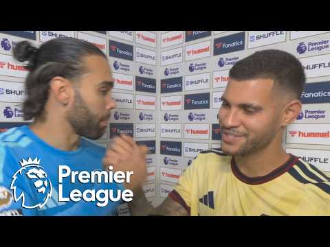 David Raya, Bruno Guimaraes discuss Arsenal’s gritty win v. Sunderland | Premier League | NBC Sports