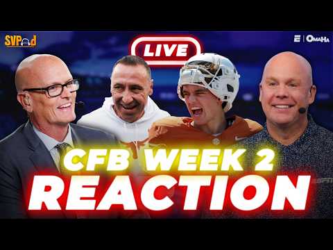 CFB Week 2 REACTION! Texas STORMS BACK against Ohio State, Oklahoma State STUNS Oregon | SVPod