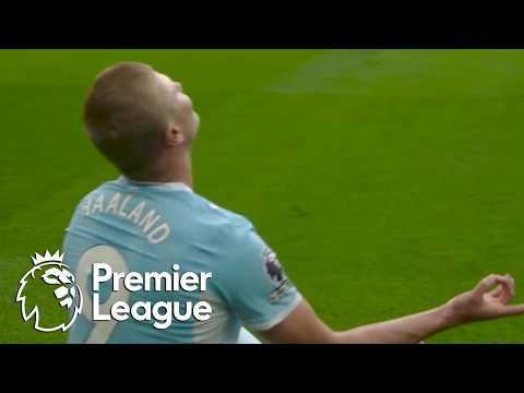 Erling Haaland breaks Manchester Derby deadlock with back post finish | Premier League | NBC Sports