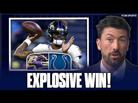 Lamar Jackson leads Ravens to 500+ yards in dominant win vs Colts | What’s their ceiling?