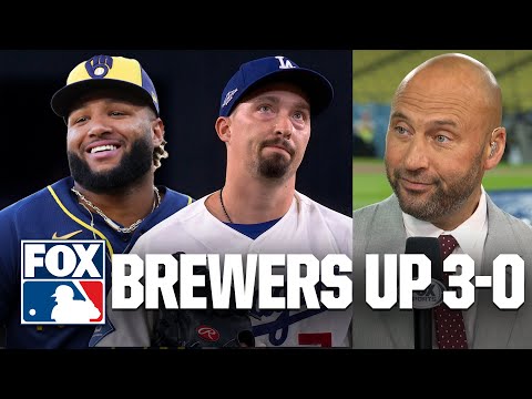 Brewers SWEEP Imminent?! 🧹 Jeter, Big Papi & A-Rod React to 3-0 NLCS Lead Over Dodgers