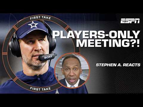 ‘THAT’S A PROBLEM!’ 😳 Stephen A. reacts to Cowboys’ players-only meeting | First Take