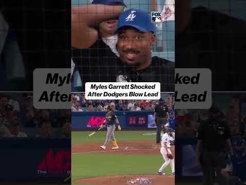 MYLES GARRETT STUNNED 😳 #MLB
