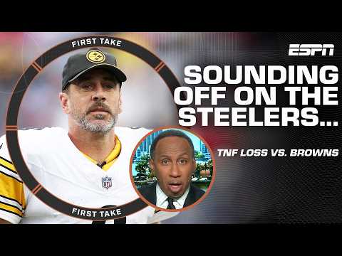 ‘I’M SO SICK OF THE DAMN STEELERS!’ 🗣️ STEPHEN A. SOUNDS OFF‼️ | First Take