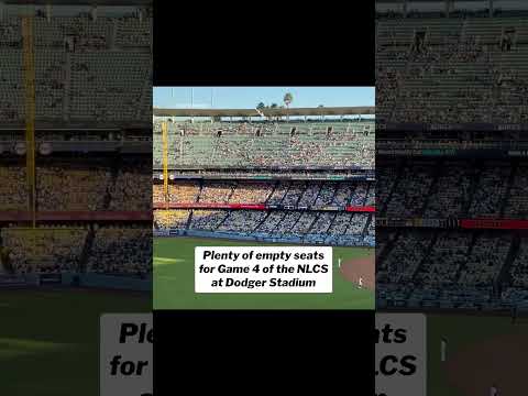Dodgers were unable to sellout on Thursday night.