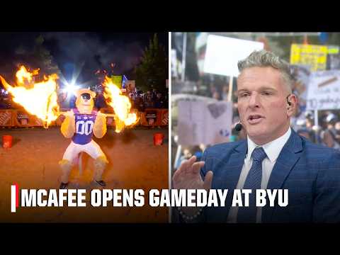 Pat McAfee opens GameDay at BYU! ‘THEY’RE ON FIRE!’ 🔥 | College GameDay