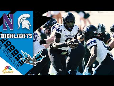 No. 25 Northwestern Wildcats vs. Michigan State Spartans | COLLEGE FOOTBALL HIGHLIGHTS | 10/17/26