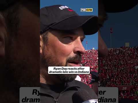 Ryan Day speaks on Ohio State’s resilience following big win vs Indiana #cfb #football #ohiostate